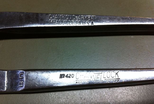 Channellock dual markings