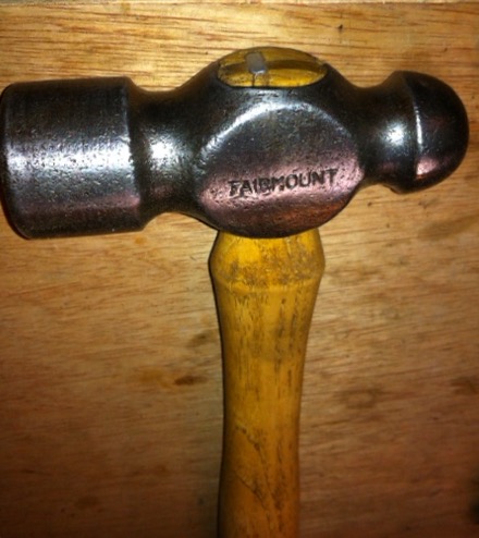 First hammer I re-handled