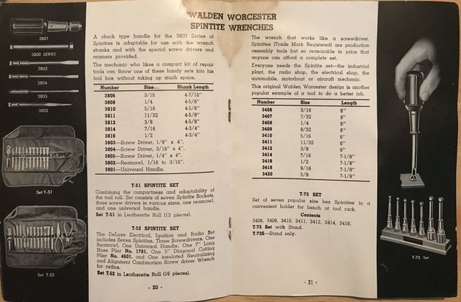 Wartime Walden catalog Spintite pages