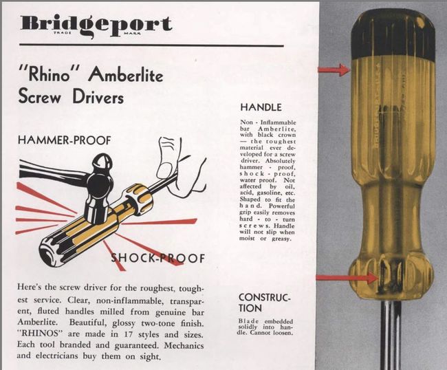 Bridgeport catalog page