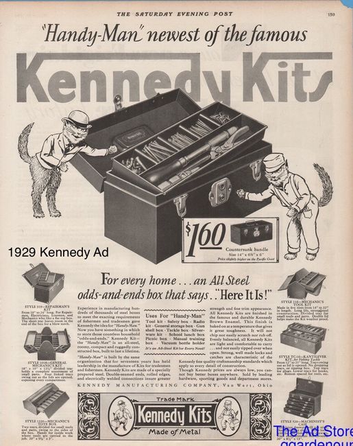 Early Kennedy catalog page