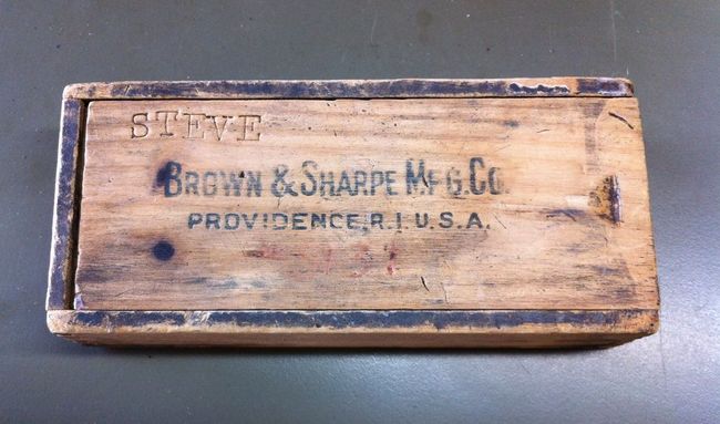 Brown &amp; Sharpe box