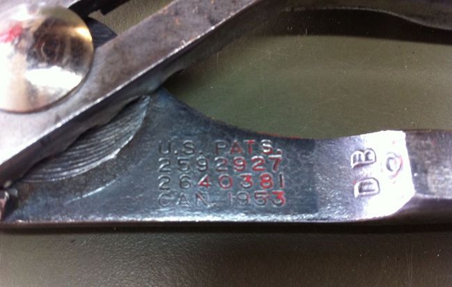 Channellock patent markings