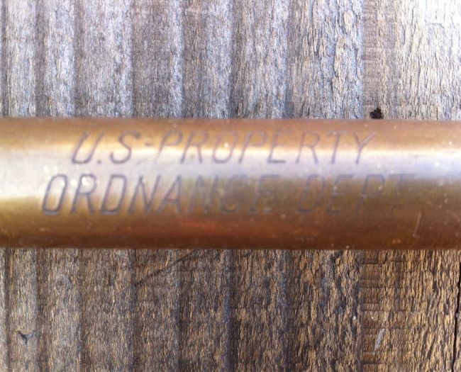 Schrader U.S. Property Ordnance Department markings