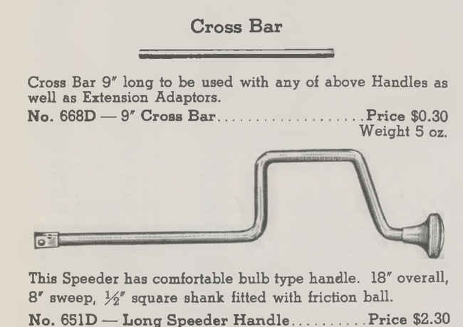 Duro catalog crossbar detail