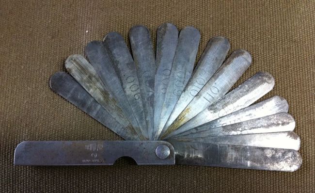 Dunlap feeler gauge made by Kastar