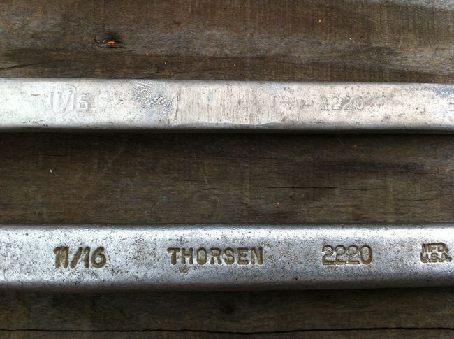 Thorsen DBE grind off markings