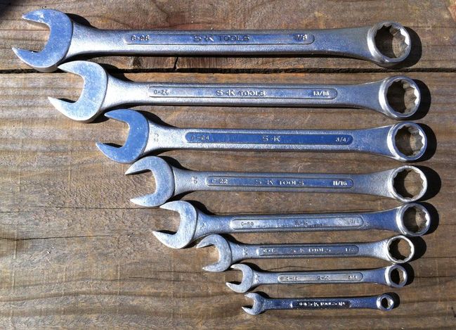 S-K combo wrenches