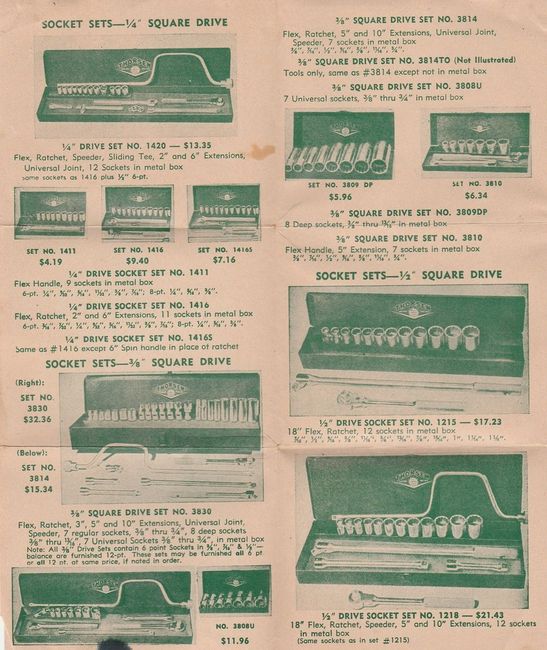 Thorsen flyer from 1956