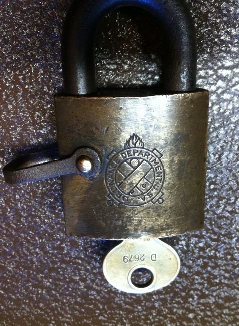 ORD padlock locked