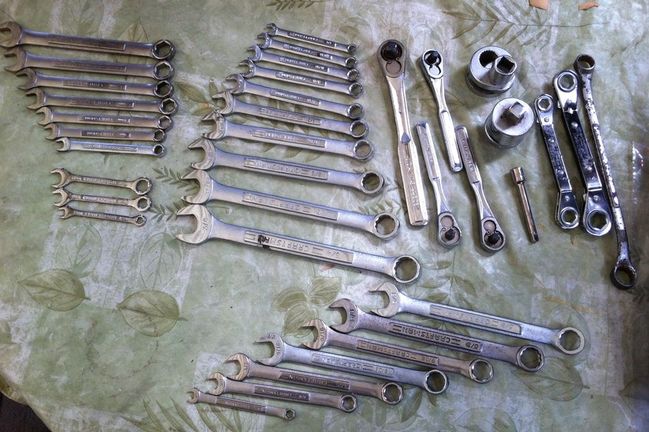 Sorting the Craftsman wrenches