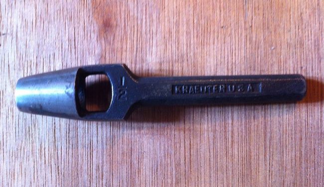 Kraeuter 1/2&quot; leather punch