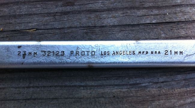 Metric Proto LA DOE markings