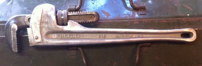 Ridgid 18&quot; aluminum pipe wrench