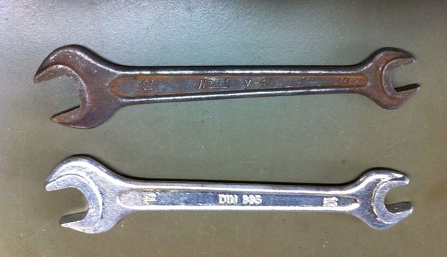 German wrenches other side