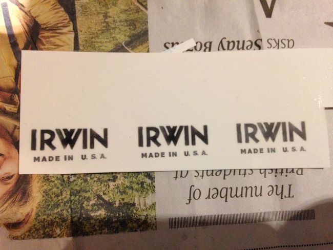 Roger's Irwin decals