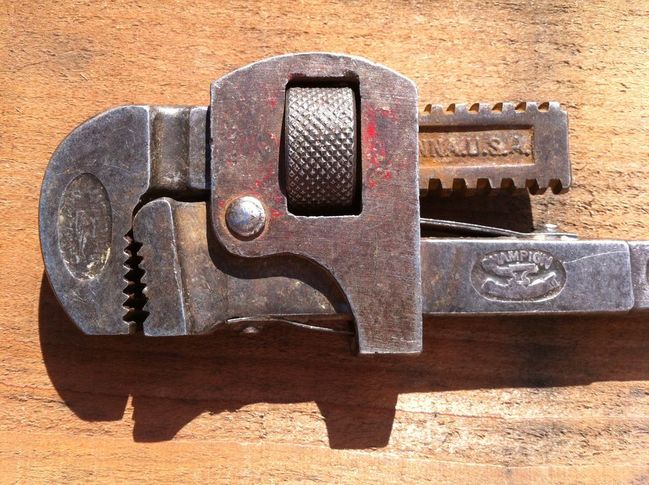 Champion DeArment pipe wrench