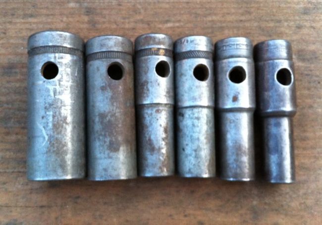 eBay lot of spark plug sockets