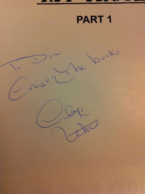 GPW book inscription