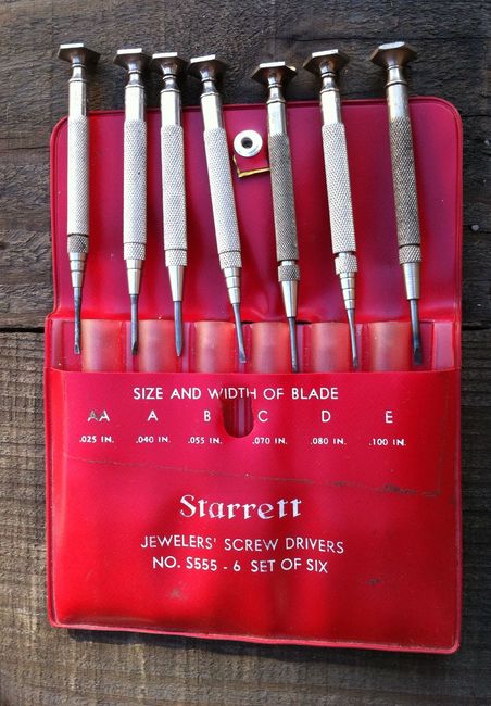 Starrett Jewelers screwdriver set