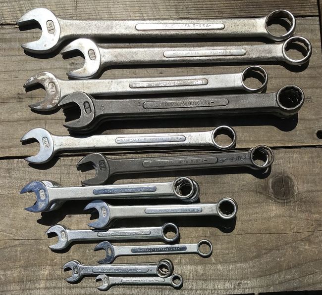 Barcalo Buffalo combination wrenches