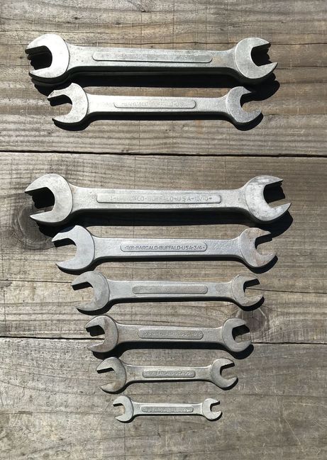 Pad stamped and non GMTK DOE wrenches