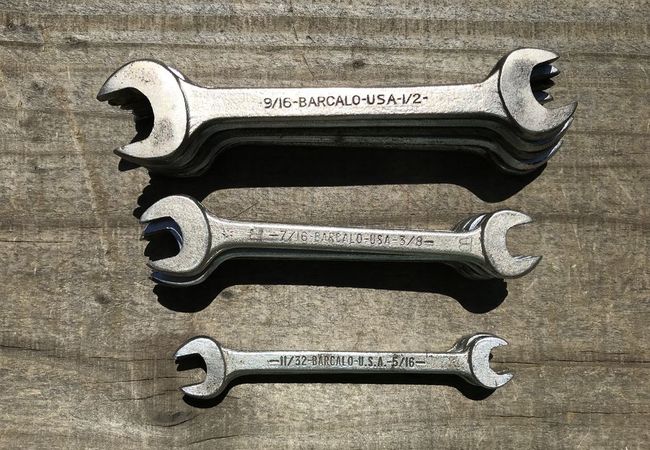 Barcalo smooth panel DOE wrenches