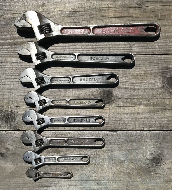 Barcalo adjustable wrenches