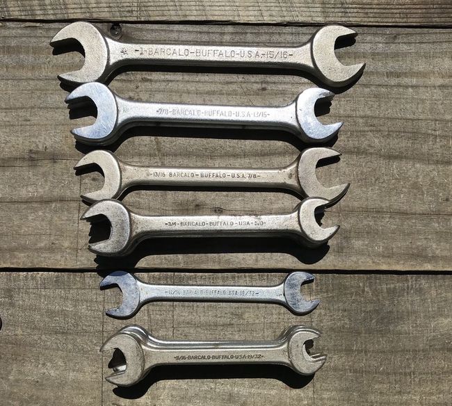 Barcalo Buffalo smooth panel DOE wrenches