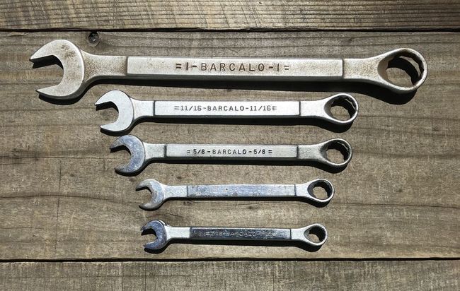 Barcalo â€˜60s combination wrenches