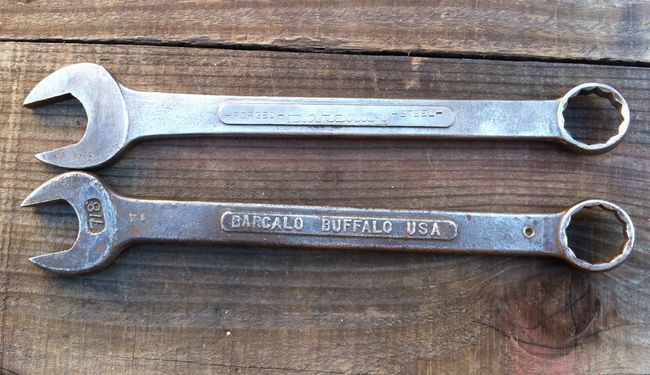 Barcaloy and BB postwar combination wrenches