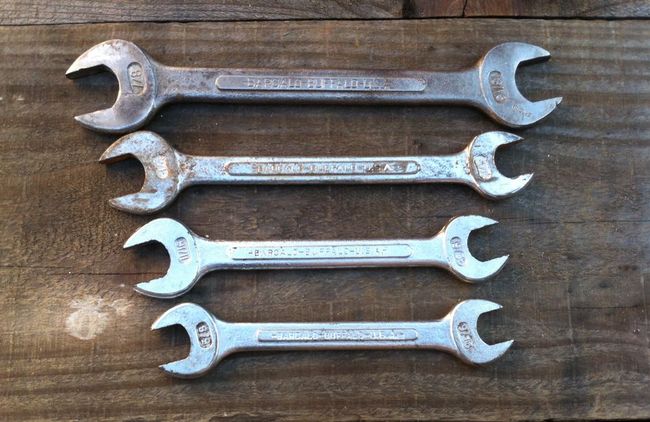 BB postwar raised panel DOE wrenches