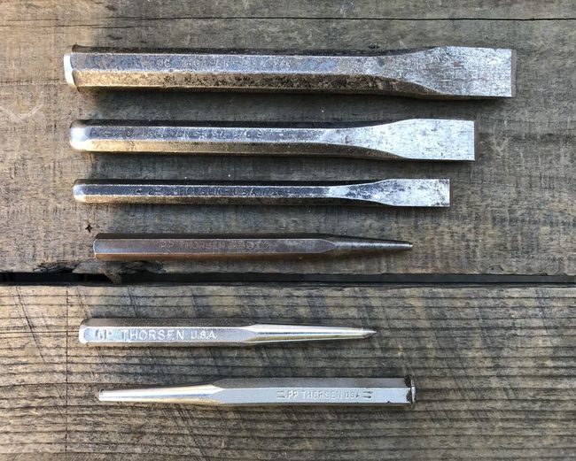 Thorsen chisels and punches