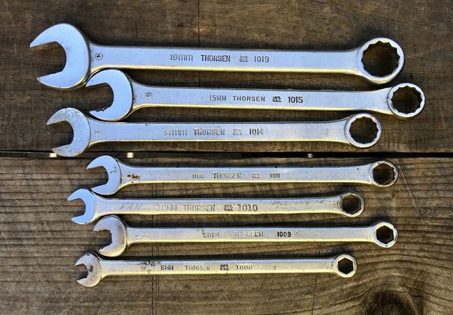 Thorsen metric combo wrenches