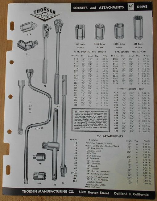 1958 Thorsen Catalog from BK