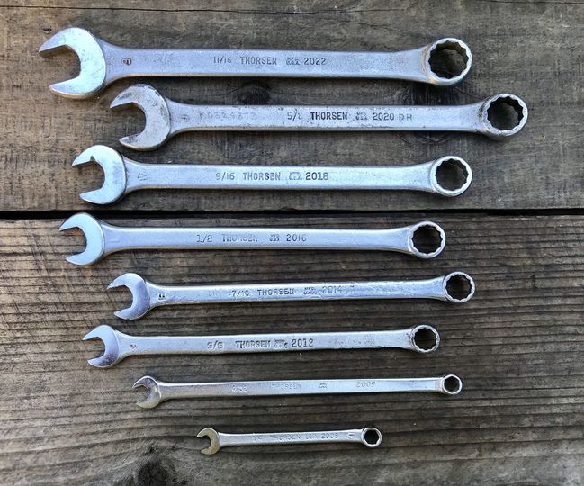 Thorsen smaller combo wrenches