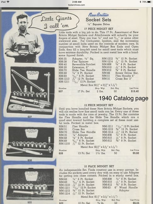 New Britain catalog page