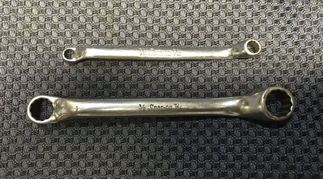 Snap-on tiny DBE wrenches