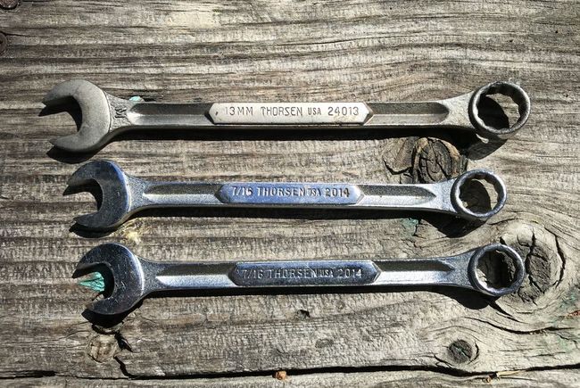 Tools from Jason Thorsen wrenches