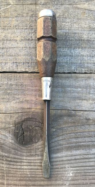 Chevron marked screwdriver