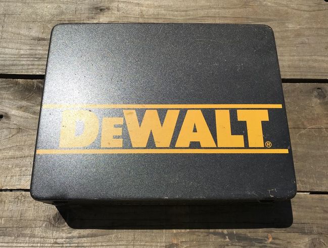 DeWALT box for the hammer drill