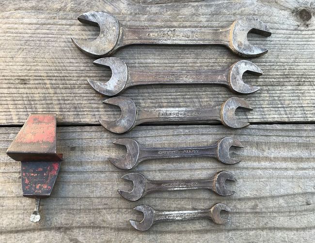 Wrench set made in occupied Japan