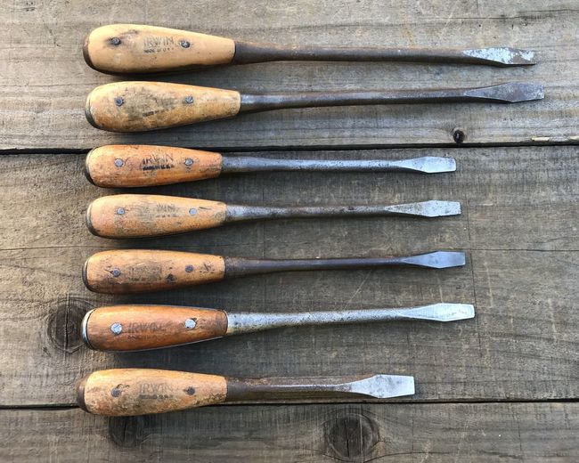 Irwin ink marked screwdrivers