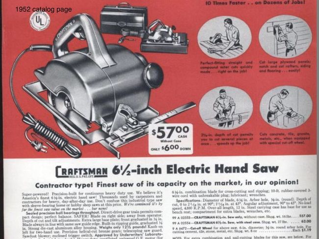 Craftsman power tool catalog image