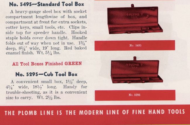 Plomb toolboxes