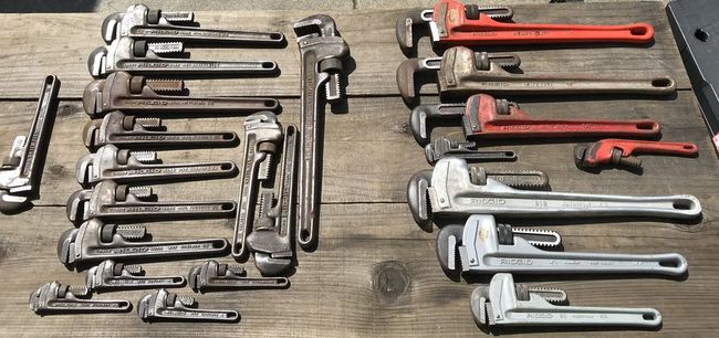 Ridgid pipe wrenches