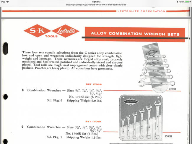 S-K Lectrolite Catalog pages