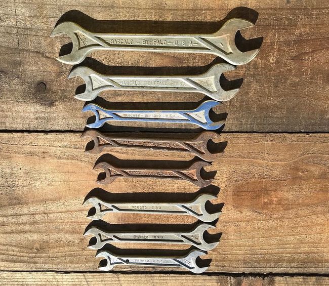 Barcalo geometric pattern DOE wrenches