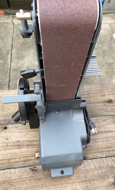 Craftsman belt sander back