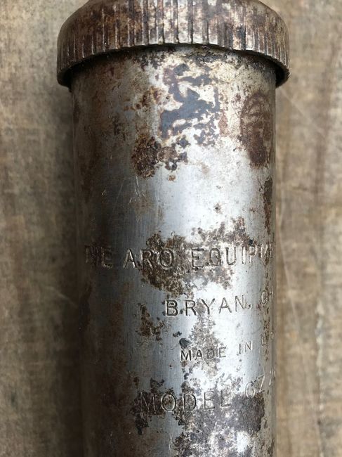 Aro grease gun markings